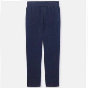 NEW NAADAM Signature Cashmere Trouser in navy size: Small